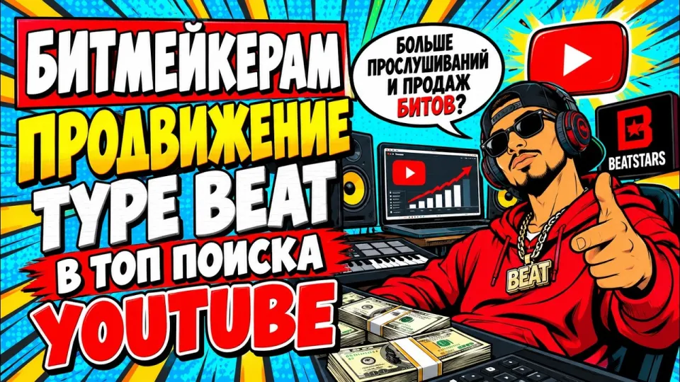 Продвижение битов на YouTube выводит Type Beat в топ поиска и приводит покупателей лицензий